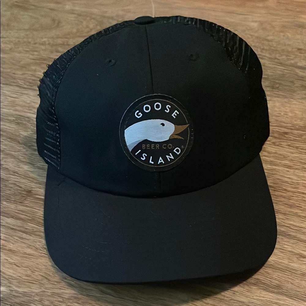 Goose Island Black Trucker Hat